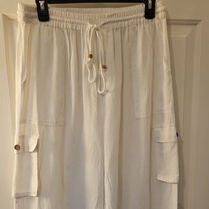 Raviya White Swim Coverup